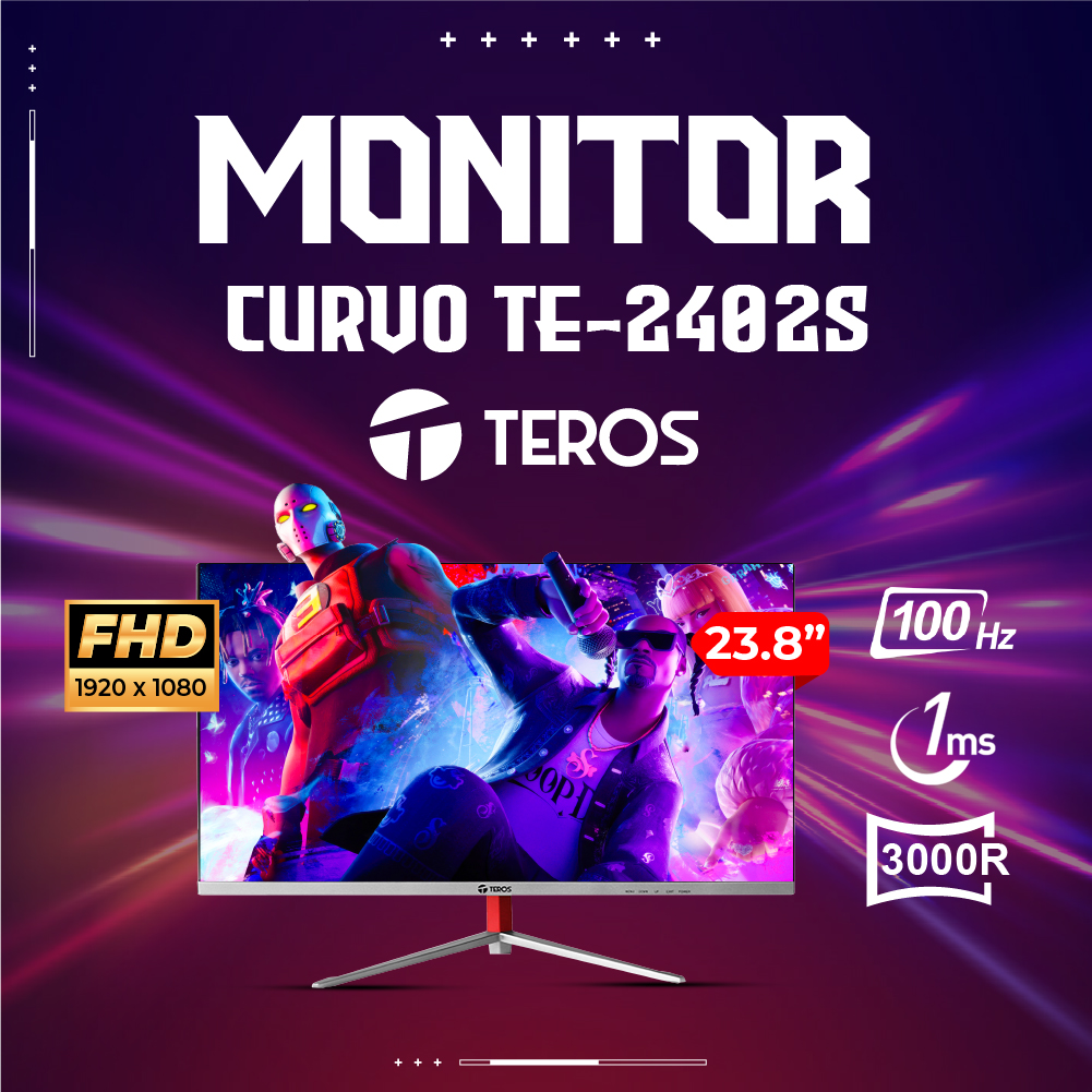 Monitor Curvo Teros Te-2402S